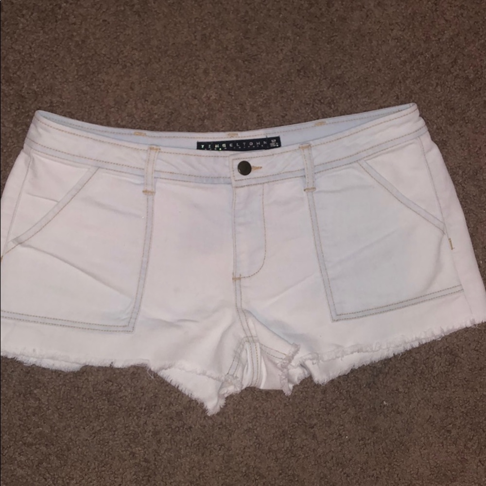 Light Jean Mini Shorts